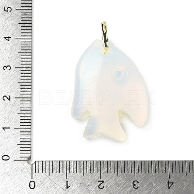 Opalite Carved Pendants G-G460-01G-09-1