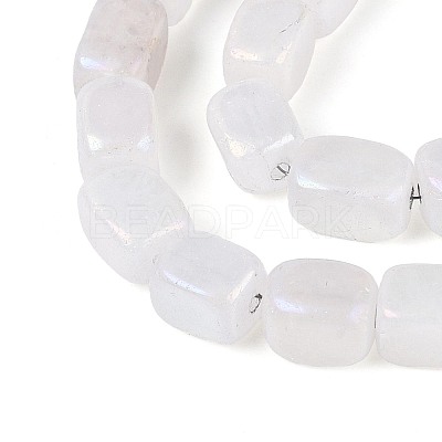 Electroplate Natural Quartz Crystal Beads Strands G-T144-32-1