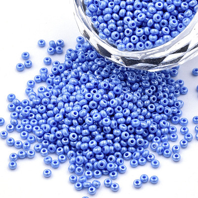 11/0 Czech Opaque Glass Seed Beads SEED-N004-003B-26-1