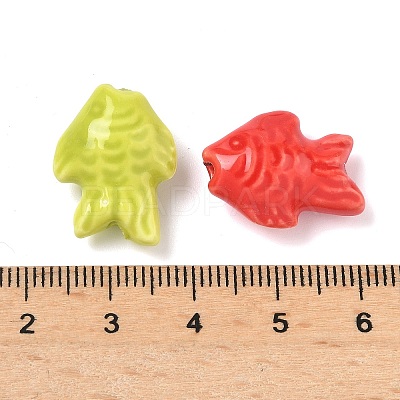 Handmade Porcelain Beads PORC-A030-01B-1