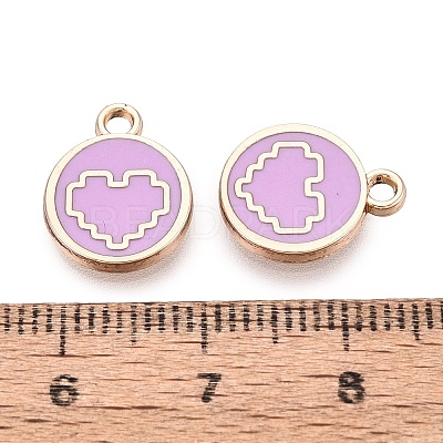 Alloy Enamel Pendants ENAM-Q002-01G-03-1