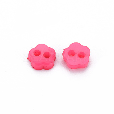 2-Hole Plastic Buttons X-BUTT-N018-029-1