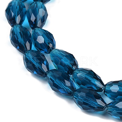 Transparent Glass Beads Strands X-EGLA-N013-T6mm-D25-1