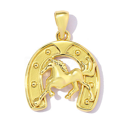 Brass Pendants KK-OY001-38G-1
