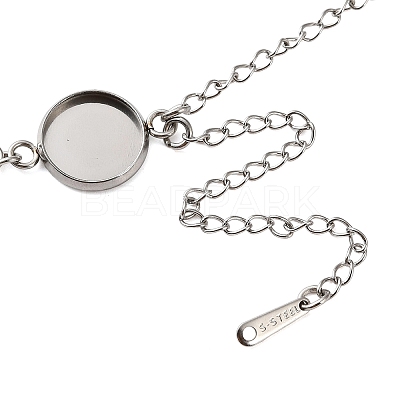 Non-Tarnish 304 Stainless Steel Bracelet Making SA-CBAFBB7-02P-B-1