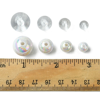 250Pcs 8 Styles Opaque Acrylic Beads MACR-FS0001-62-1
