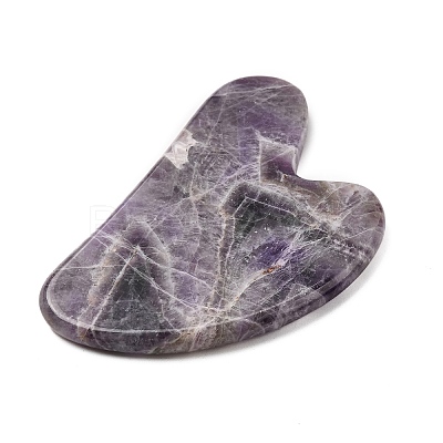 Natural Amethyst Gua Sha Boards G-O203-01-1