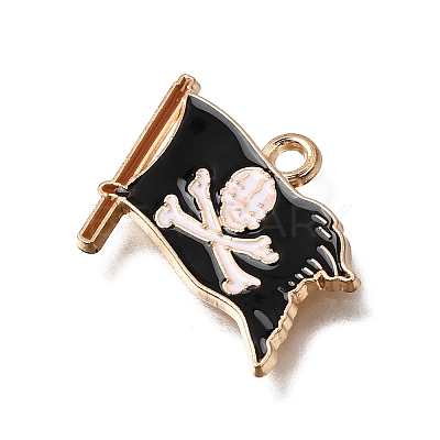 Alloy with Enamel Pendants AL-CBA9E11-03KCG-11-1