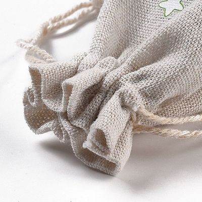 Christmas Cotton Cloth Storage Pouches LS-ABAG-M004-02P-1