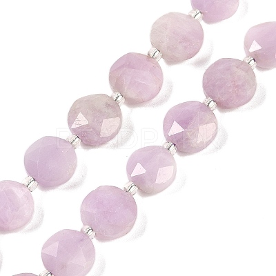 Natural Kunzite Beads Strands G-C116-A53-01-1