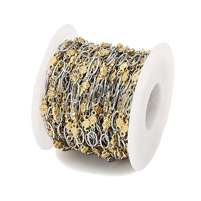 Ion Plating(IP) 304 Stainless Steel Link Chain CHS-H028-07A-GP-1