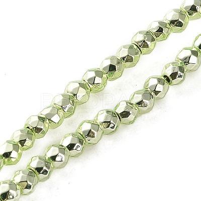 Electroplated Synthetic Non-magnetic Hematite Beads Strands G-C248-D01-2mm-01-1