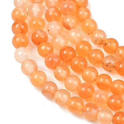 Natural Carnelian Beads Strands G-N0006-4mm-17-1