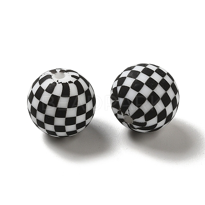 Opaque Silicone Beads SIL-D010-01B-1