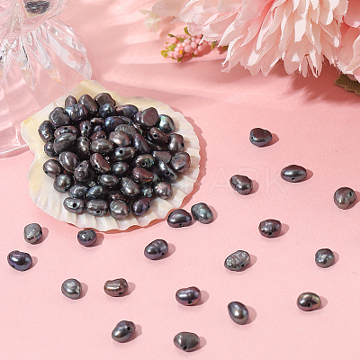 100Pcs Natural Baroque Pearl Keshi Pearl PEAR-LT0001-07-1