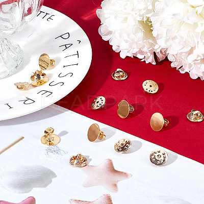 15 Sets Blank Brooches Accessories KK-BBC0015-73-1
