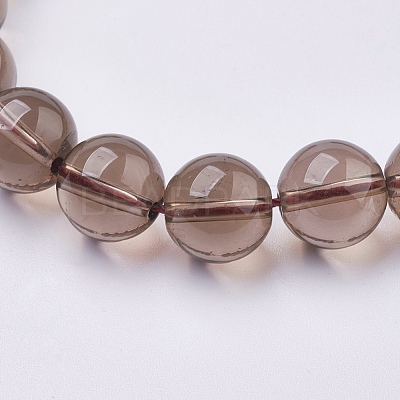 Smoky Quartz Beads Strands X-G-C076-10mm-4-1