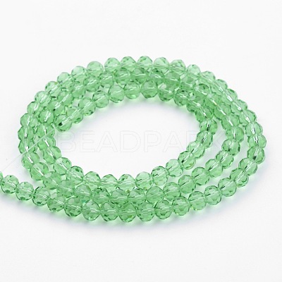 Transparent Glass Bead Strands X-GLAA-G013-4mm-55-1