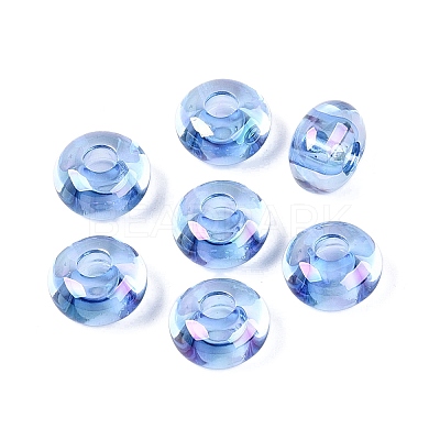 Transparent Acrylic European Beads OACR-E033-20G-1