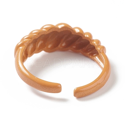 Spray Painted Brass Cuff Rings RJEW-H545-I-1