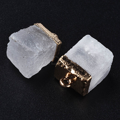 Natural Quartz Crystal Pendants G-Q998-035G-1
