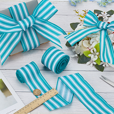 Burlap Ribbons SRIB-WH0011-384C-1