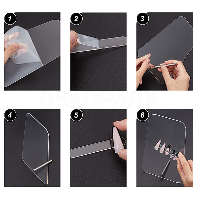 Acrylic Nail Art Display Board ODIS-DR0001-04-1