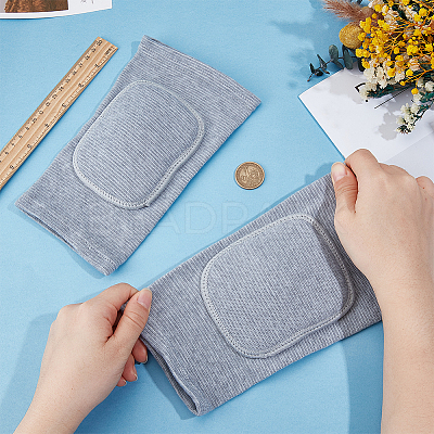 Sponge & Polyester Yoga Sports Knee Pads AJEW-WH20054-202A-01-1