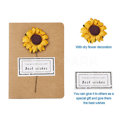 32Pcs 4 Colors Paper Cards DIY-KS0001-15-1