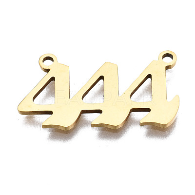 201 Stainless Steel Pendant Links STAS-S110-115G-04-1