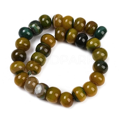 Dyed Natural Agate Beads Strands G-U030-A01-04-1