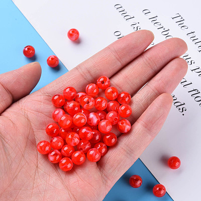 Acrylic Beads MACR-S375-001B-05-1
