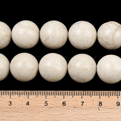 Natural Petrified Wood Beads Strands G-L648-A03-16mm-01-1
