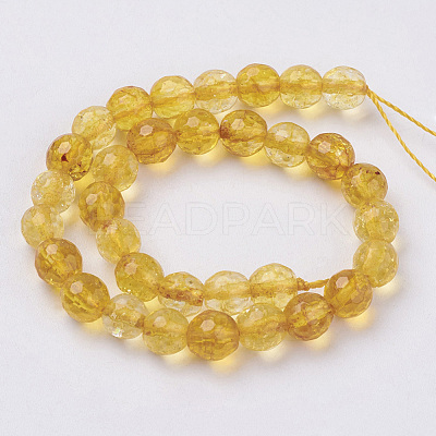 Natural Quartz Crystal Beads Strands G-G099-F4mm-19-1