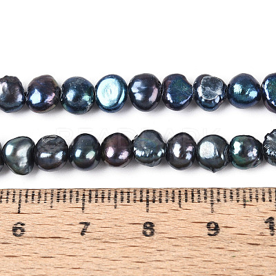 Natural Cultured Freshwater Pearl Beads Strands PEAR-P002-54A-1
