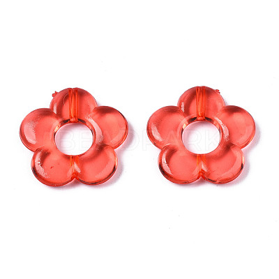 Transparent Acrylic Beads Frames MACR-S296-32-1