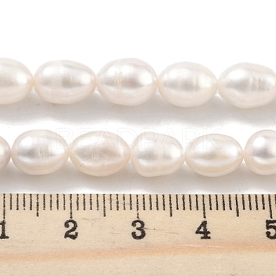 Natural Cultured Freshwater Pearl Beads Strands PEAR-P062-10H-1