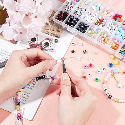 DIY Children Elastic Jewelry Set Kits DIY-NB0004-13-1