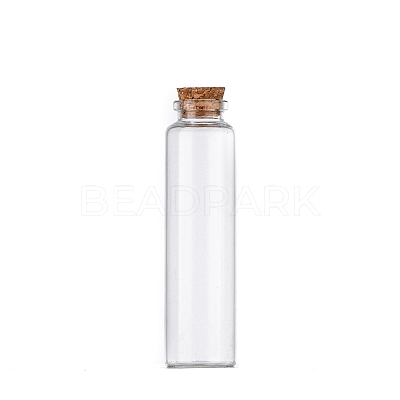 Glass Empty Wishing Bottle PW-WG17389-09-1