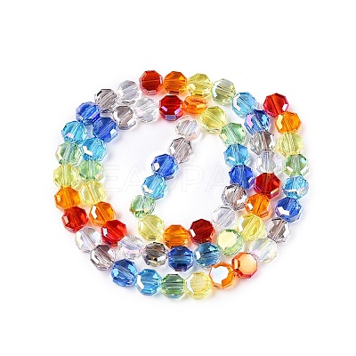 Transparent Glass Beads Strands GLAA-T023-A24-01-1