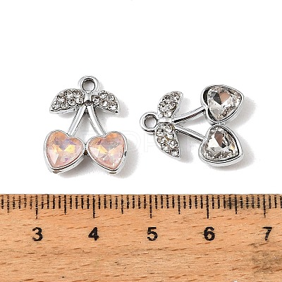 Alloy Rhinestone Pendants FIND-K032-34P-1