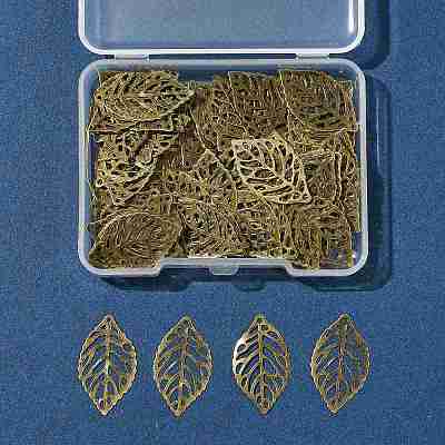 100Pcs Iron Filigree Joiners Pendants IFIN-FS0001-61-1