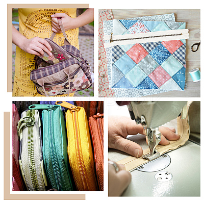 12Pcs 6 Style Nylon Closed-end Zipper DIY-GF0006-86-1