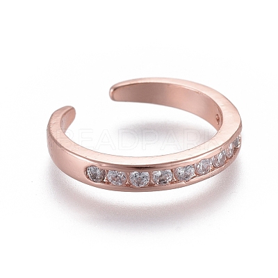 Adjustable Brass Toe Rings RJEW-EE0002-06RG-1