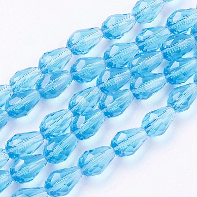 Glass Beads Strands X-GLAA-R024-11x8mm-7-1