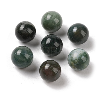 Natural Indian Agate No Hole Sphere Beads G-K353-04B-09-1