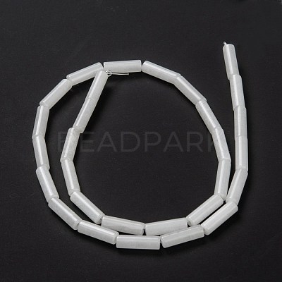 Natural White Jade Beads Strands G-F247-46-1