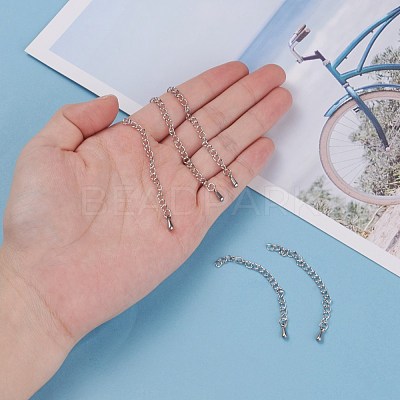 Tarnish Resistant 304 Stainless Steel Chain Extender X-STAS-D037-1