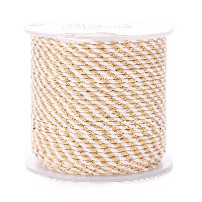 4-Ply Polycotton Cord with Metallic Thread OCOR-Z003-C09-1