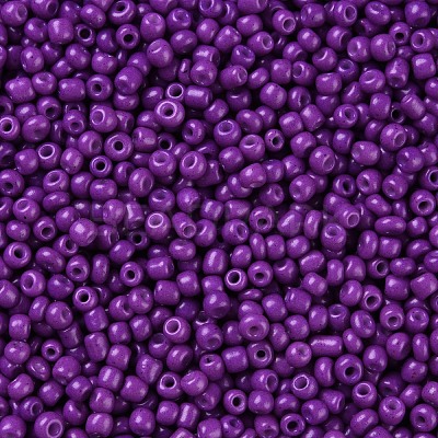 Baking Paint Glass Seed Beads SEED-S001-K11-1